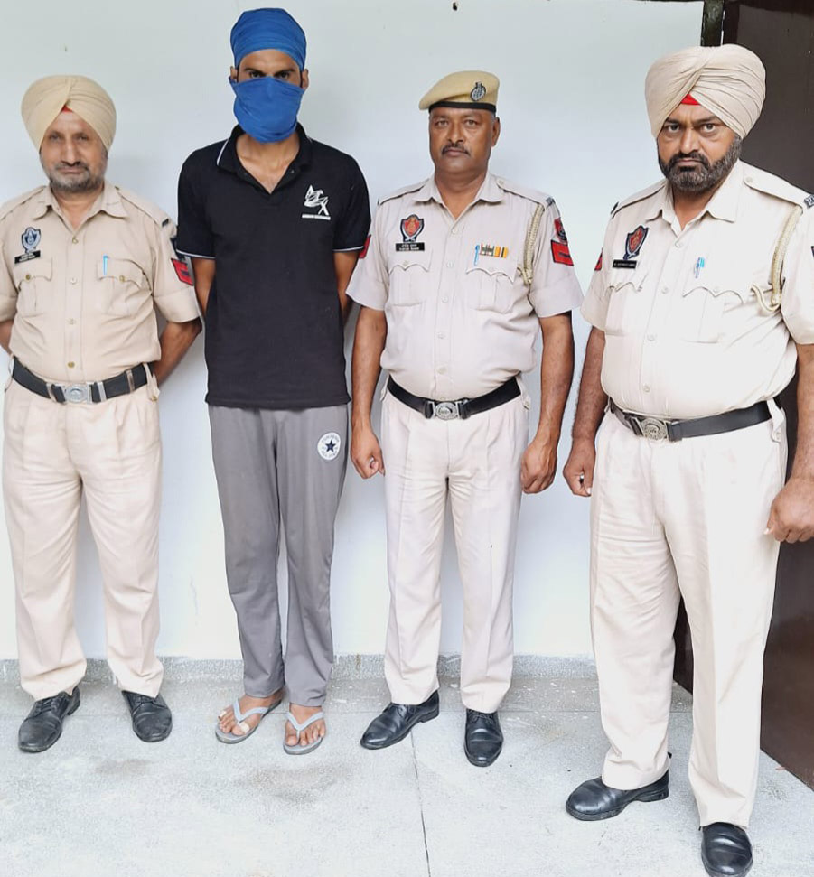 Pojewal police arrested one with a stolen motorcycle
